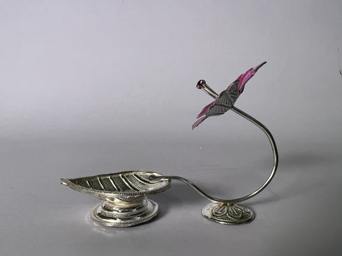 Pure Silver Mohini Deepam Pink 11g