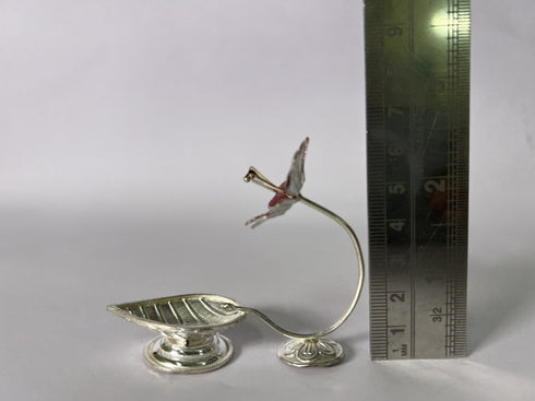 Pure Silver Mohini Deepam Red 11.83g