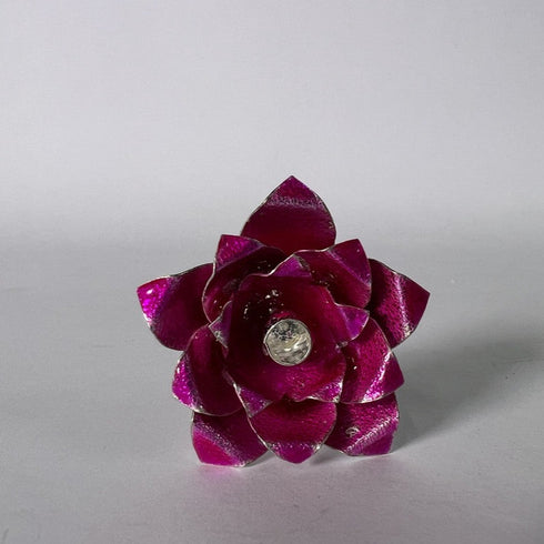 Pure Silver Pink Roses 12g