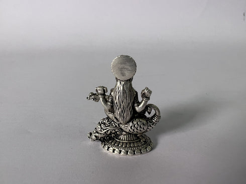 Pure Silver Saraswathi Antique Idol 17.02g