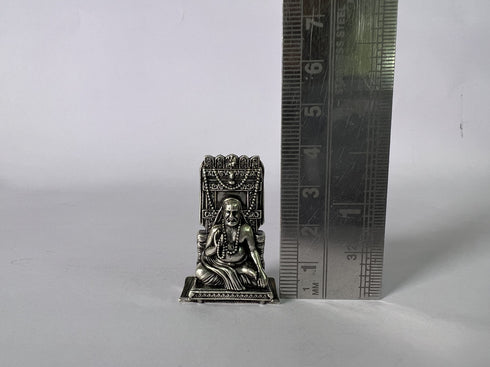 Pure Silver Raghavendraswami Antique 13g