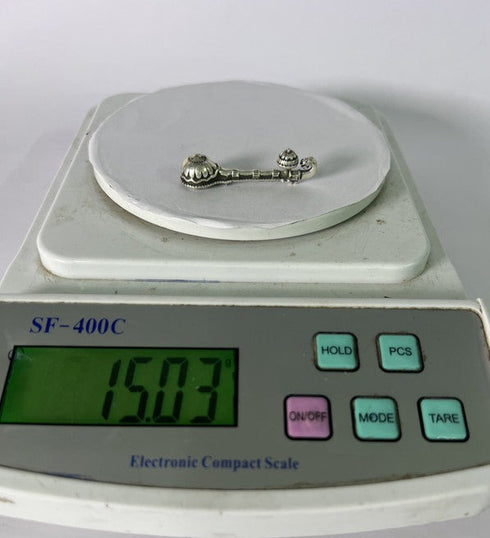 Pure Silver Veena Antique 15.03g