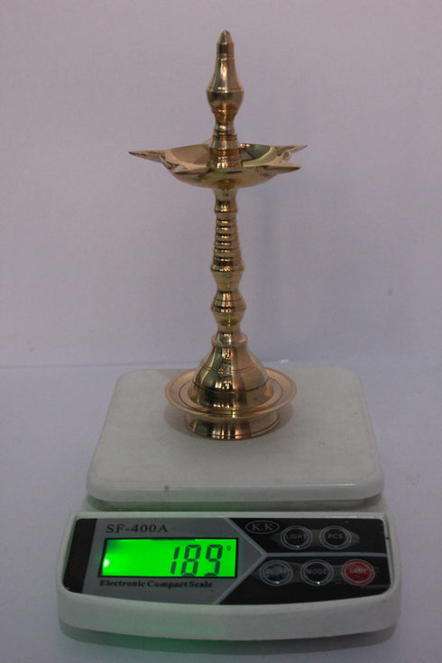 Brass Traditional Kerala Deepak Set (Pack Of 2) 378gm