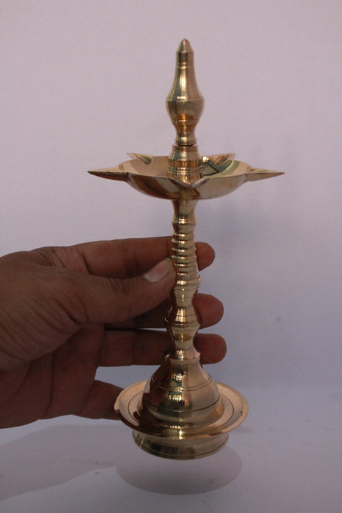 Brass Traditional Kerala Deepak Set (Pack Of 2) 378gm
