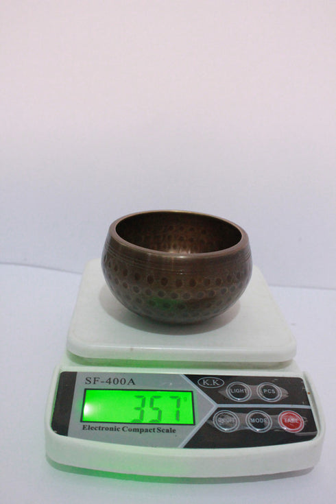 Brass Tibetan Singing Bowl With Stick 357gm