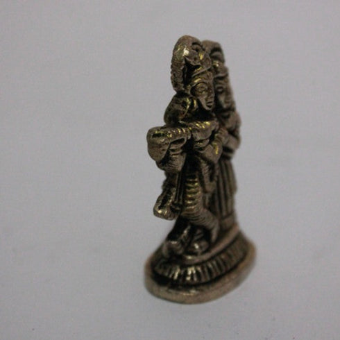 Brass Showpiece Radha Krishna Idol Statue 54gm