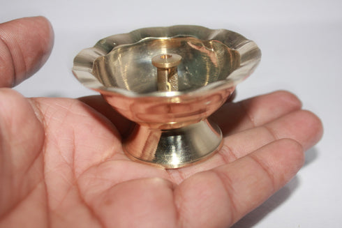 Brass Diya Deepak For Pooja 66gm