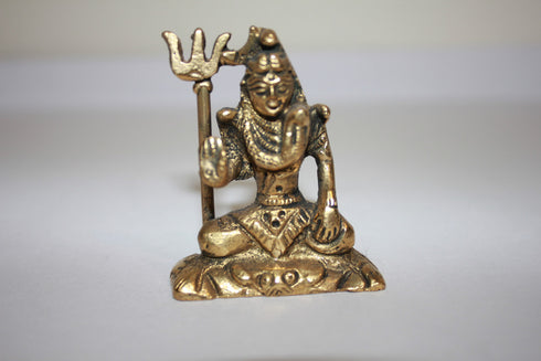 Brass Shiv Ji Idol Statue 220g