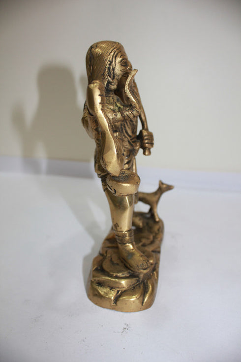 Brass Showpiece Bhairav Baba Statue 1207g