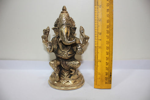 Brass Ganesh Ji Statue 1010g
