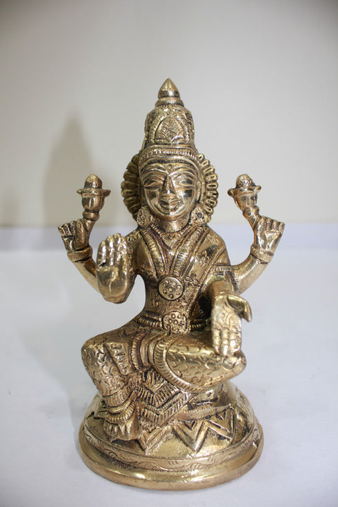 Brass Laxmi Ji Statue 818g