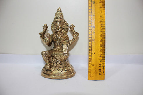 Brass Laxmi Ji Statue 818g