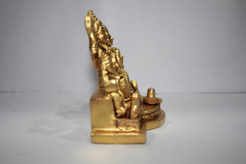 Brass Shiv Parivar Idol | Shiv Family Murti Statue 807g