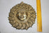Brass Wall Hanging Sun Antique Statue 1464g