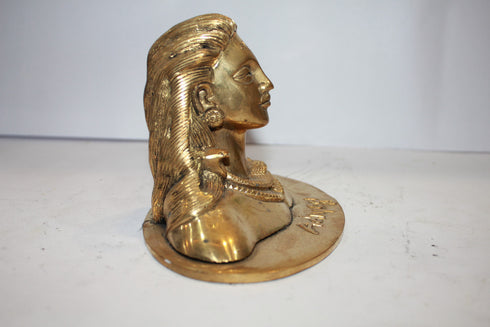 Brass Adiyogi Shiva Statue 1436g