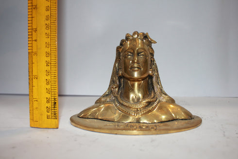 Brass Adiyogi Shiva Statue 1436g