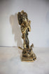 Brass Krishna God Idol Statue 1199g