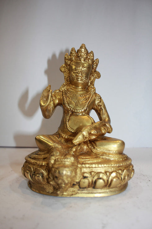 Brass Kuber Ji Statue 1861g
