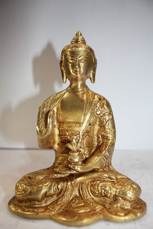 Brass Budha Statue 1004g