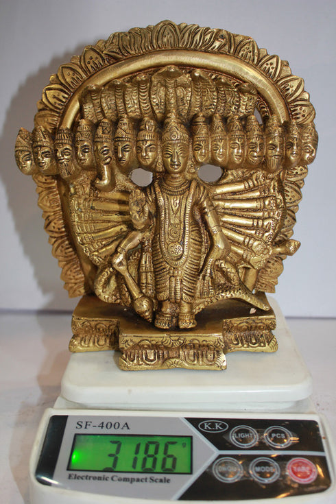 Brass Virat Roop of Lord Vishnu Statue 3186g