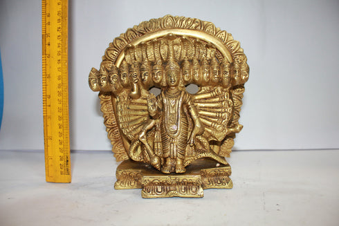 Brass Virat Roop of Lord Vishnu Statue 3186g