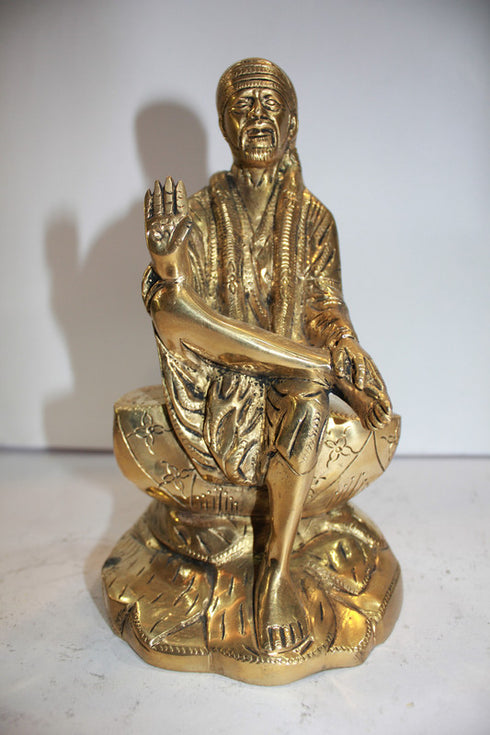 Brass Sai Baba Statue 1884g