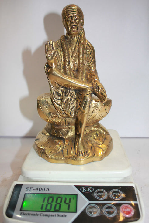 Brass Sai Baba Statue 1884g