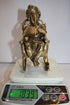 Brass Chair Ganesh Statue 1839g