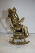 Brass Chair Ganesh Statue 1839g