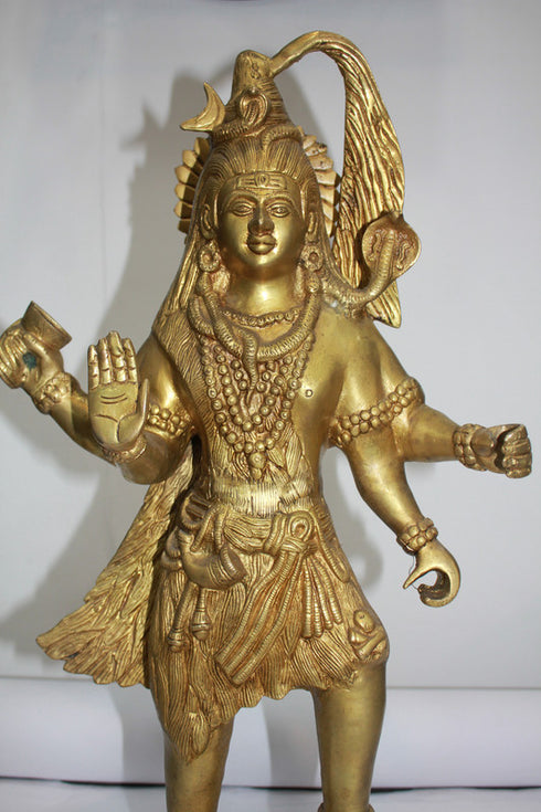 Brass Shiv Ji Idol Statue 10.8kg