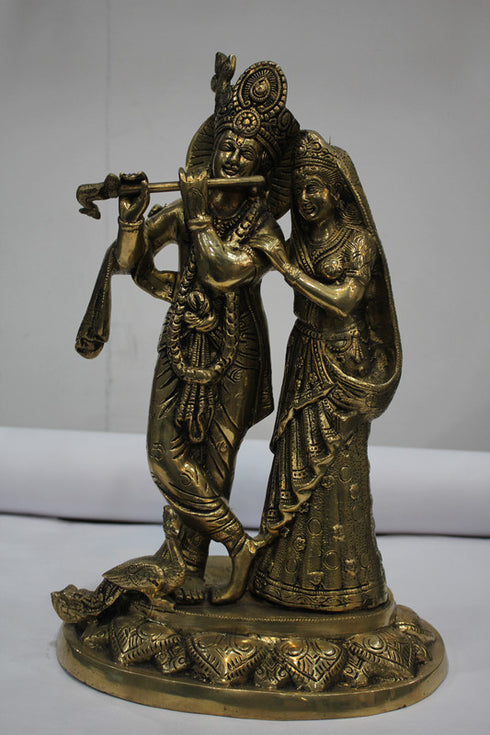 Brass Radha Krishan Statue 8.2kg