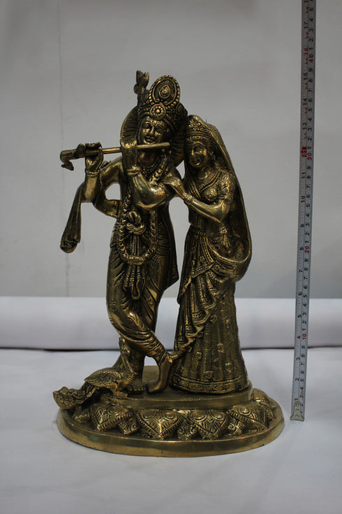 Brass Radha Krishan Statue 8.2kg
