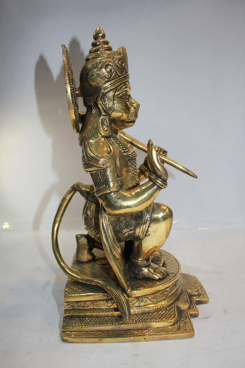 Brass Hanuman Ji God Idol Statue 8.6kg