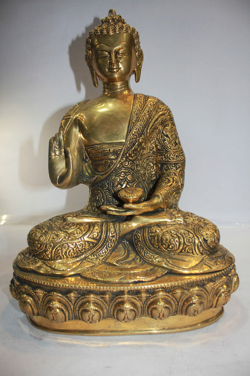 Brass Budha Statue 7.2kg