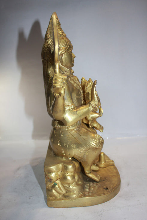 Brass Shiv Parivar Idol Statue 9.7kg