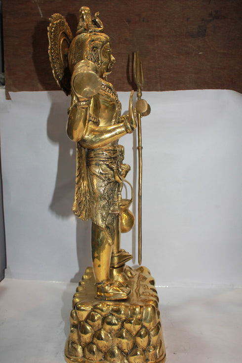 Brass Shiv Ji Idol Statue 18.7Kg