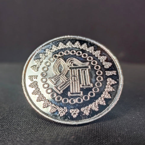 Pure Silver Ganesh Lakshmi Coins 10g