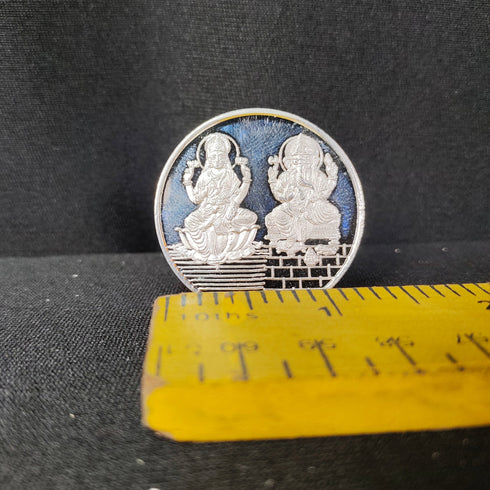Pure Silver Ganesh Lakshmi coins 20g