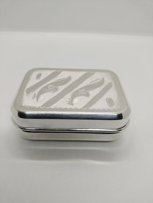 Pure Silver Soap Box Rectangle 83.15 g
