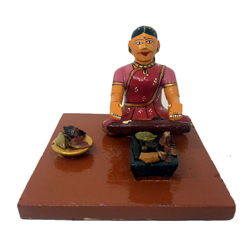 Women Cooking Set of 6 Kondapalli Toys