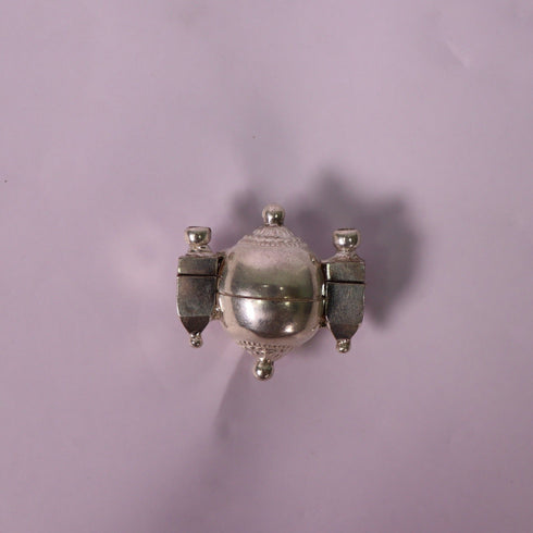 Pure Silver Shiva lingam box 10g