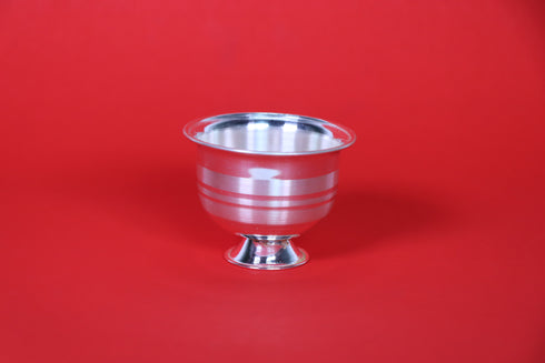 Pure Silver Bowls(Small-Engraved Lines) 26.42 Grams