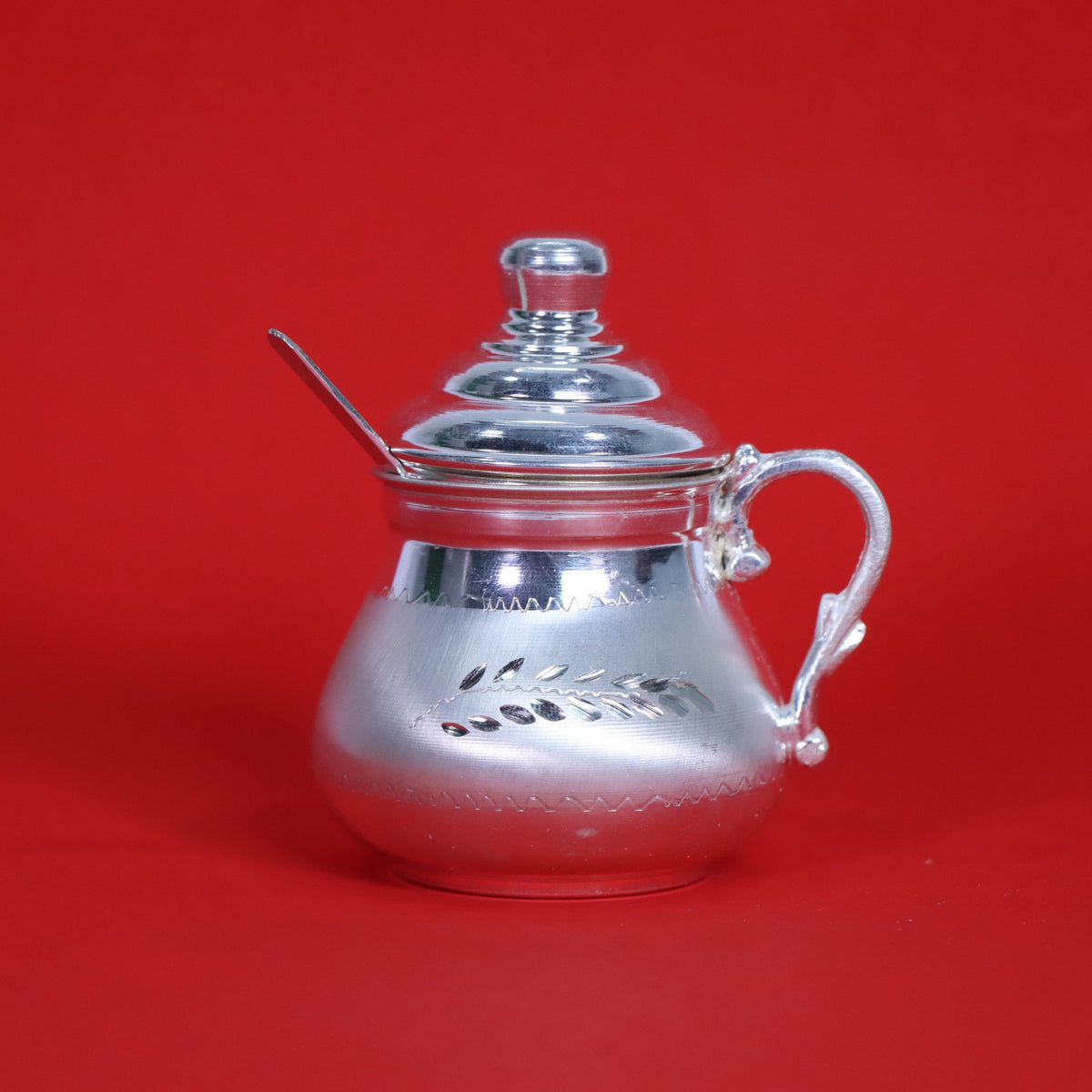 Pure Silver Ghee Pot 54 Grams PUSHMYCART