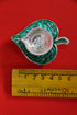 Pure Silver Fancy Diya Peepal Leaf Pattern 12.51g