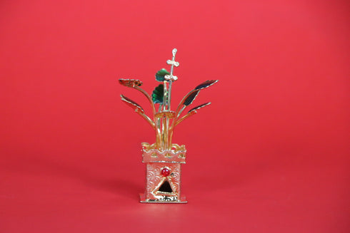 Pure Silver Tulsi Plant 17.02g