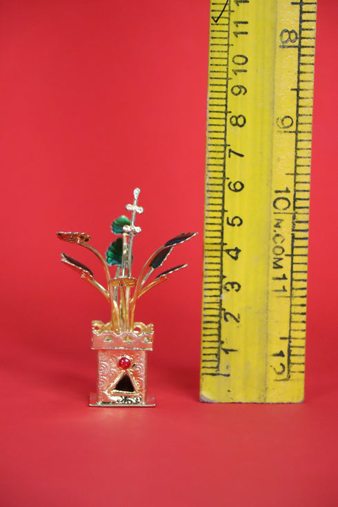 Pure Silver Tulsi Plant 17.02g