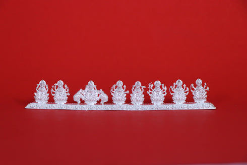 Pure Silver Ashtalakshmi Set 86.4Grams