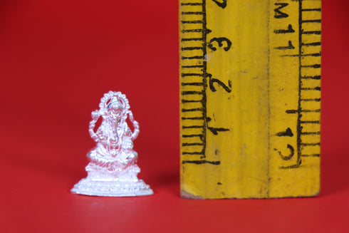Pure Silver Ganesh 4 Grams 1 pcs