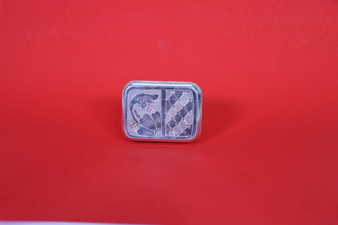 Pure Silver Soap Box Rectangle 65.5g