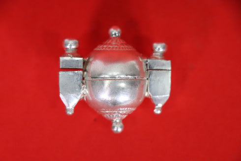 Pure Silver Shiva lingam box 10g